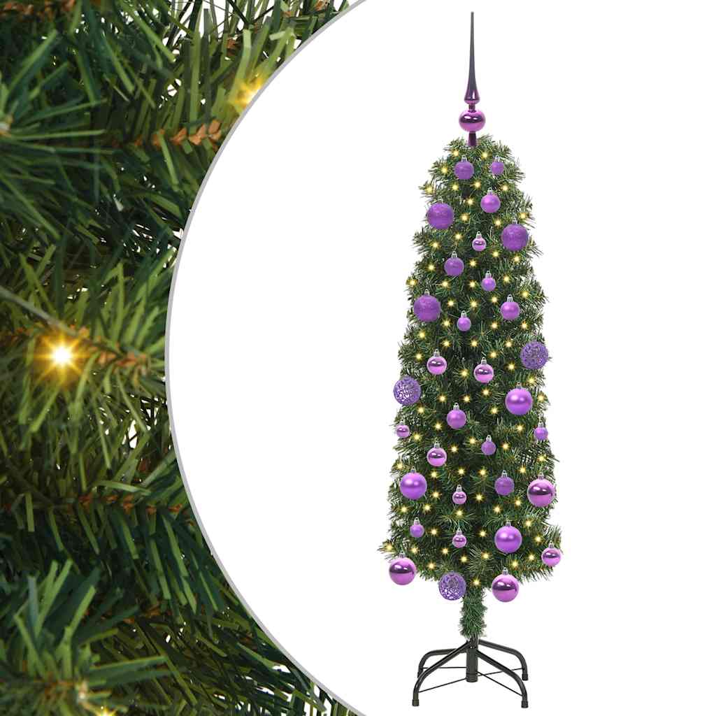Albero di Natale artificiale con 150 LED Verde 120 cm