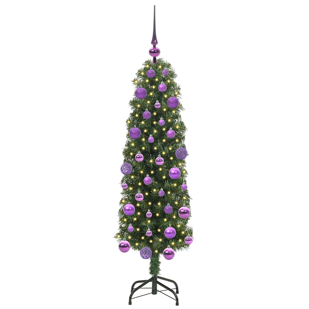 Albero di Natale artificiale con 150 LED Verde 120 cm