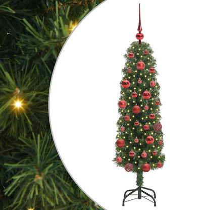 Albero di Natale artificiale con 150 LED Verde 150 cm | homemem39