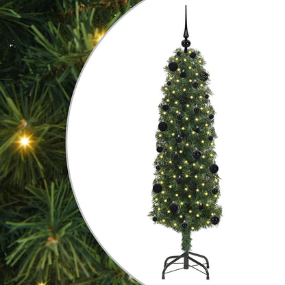 Albero di Natale artificiale con 150 LED Verde 150 cm | homemem39