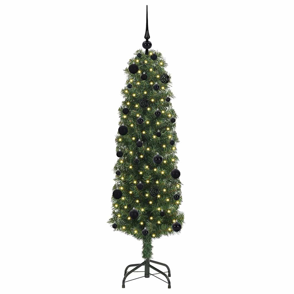 Albero di Natale artificiale con 150 LED Verde 150 cm