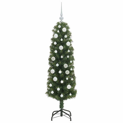 Albero di Natale artificiale con 150 LED Verde 150 cm | homemem39