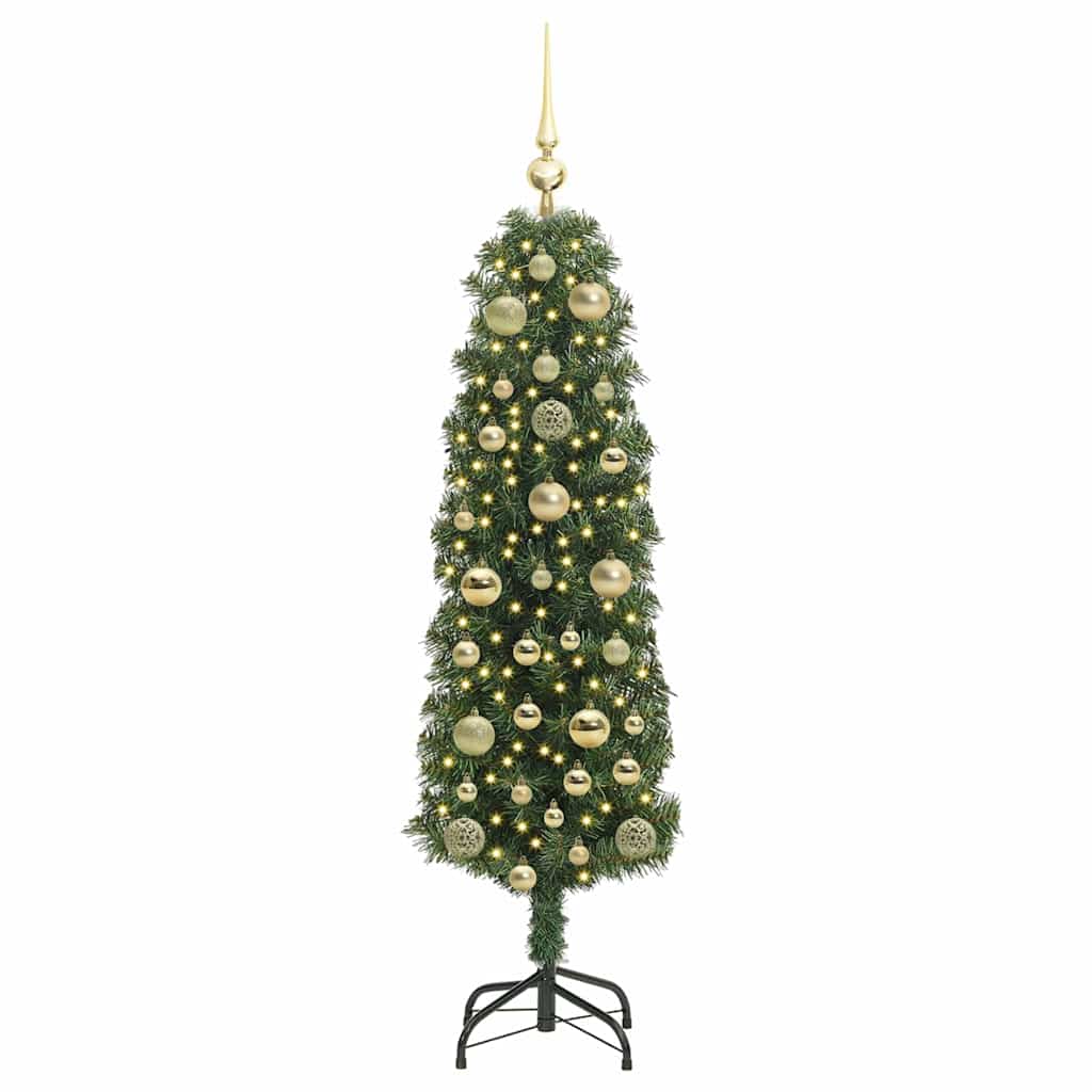 Albero di Natale artificiale con 150 LED Verde 150 cm | homemem39