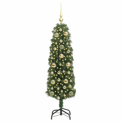 Albero di Natale artificiale con 150 LED Verde 150 cm | homemem39