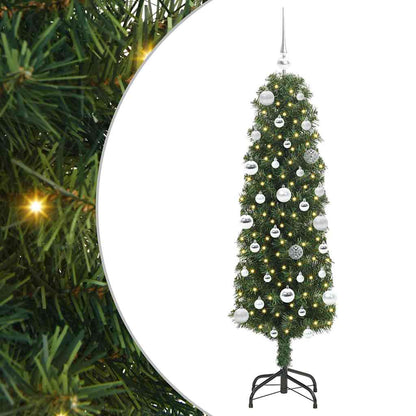 Albero di Natale artificiale con 150 LED Verde 150 cm | homemem39