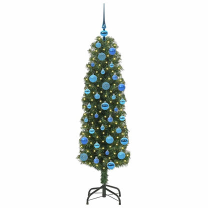 Albero di Natale artificiale con 150 LED Verde 150 cm