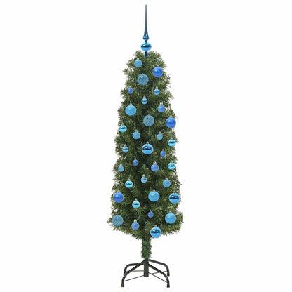 Albero di Natale artificiale con 150 LED Verde 150 cm | homemem39