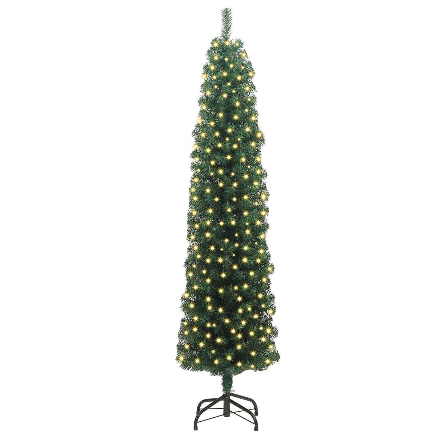 Albero di Natale artificiale con 300 LED Verde 180 cm