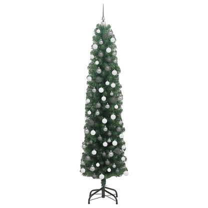 Albero di Natale artificiale con 300 LED Verde 180 cm | homemem39