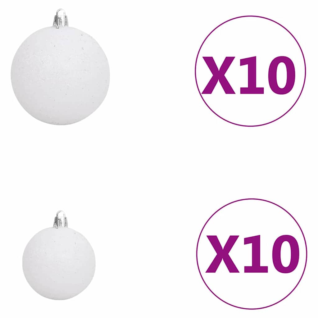 Albero di Natale artificiale con 300 LED Verde 180 cm | homemem39
