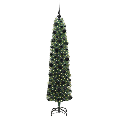 Albero di Natale artificiale con 300 LED Verde 180 cm | homemem39