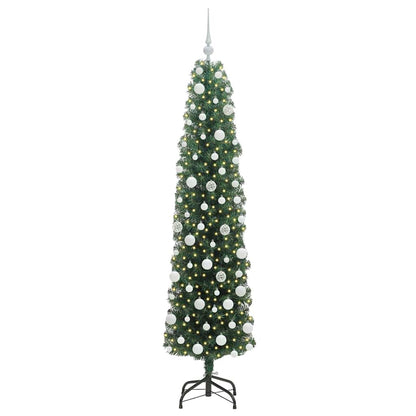 Albero di Natale artificiale con 300 LED Verde 180 cm