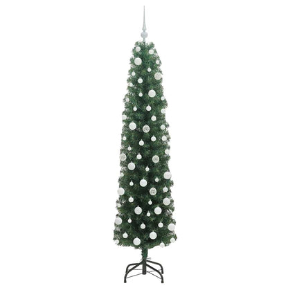 Albero di Natale artificiale con 300 LED Verde 180 cm | homemem39