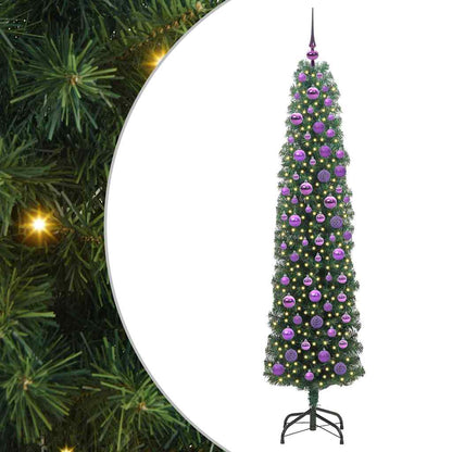 Albero di Natale artificiale con 300 LED Verde 180 cm