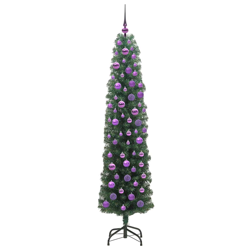 Albero di Natale artificiale con 300 LED Verde 180 cm | homemem39
