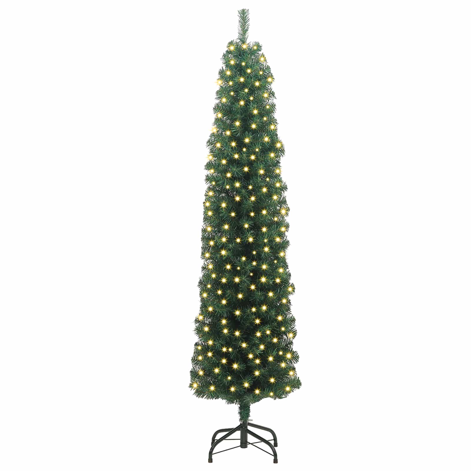 Albero di Natale artificiale con 300 LED Verde 210 cm | homemem39
