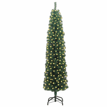 Albero di Natale artificiale con 300 LED Verde 210 cm | homemem39