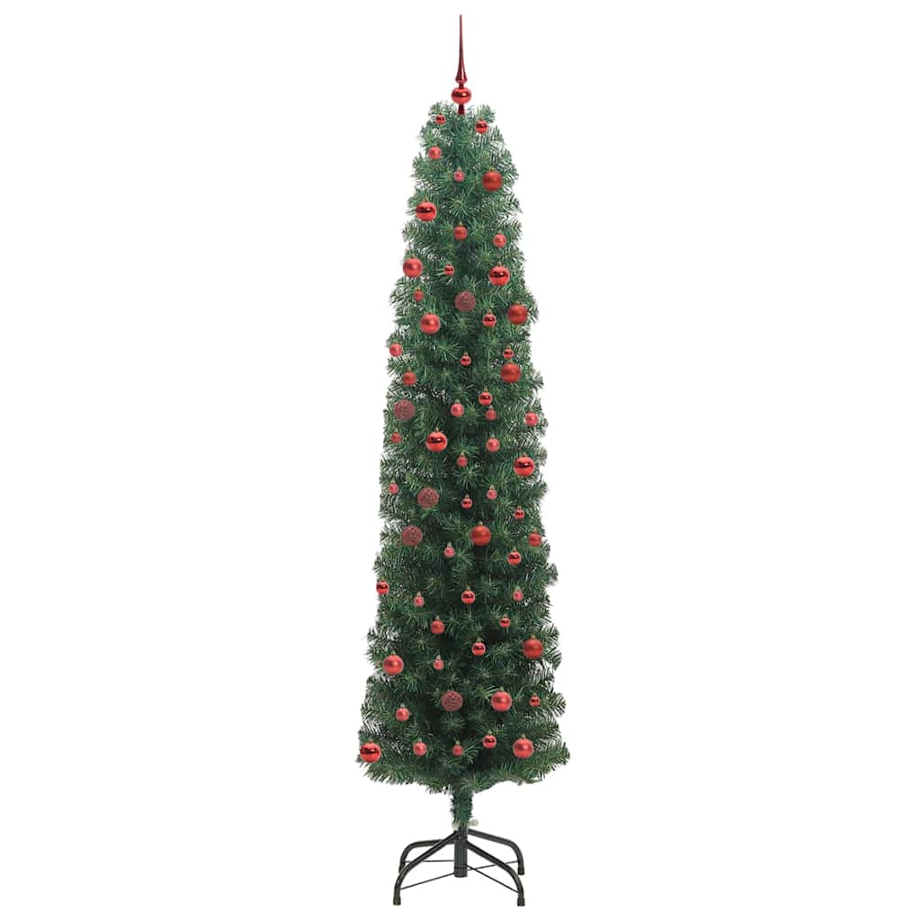 Albero di Natale artificiale con 300 LED Verde 210 cm | homemem39