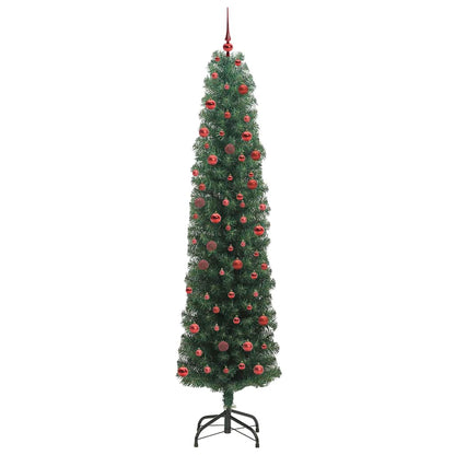 Albero di Natale artificiale con 300 LED Verde 210 cm | homemem39