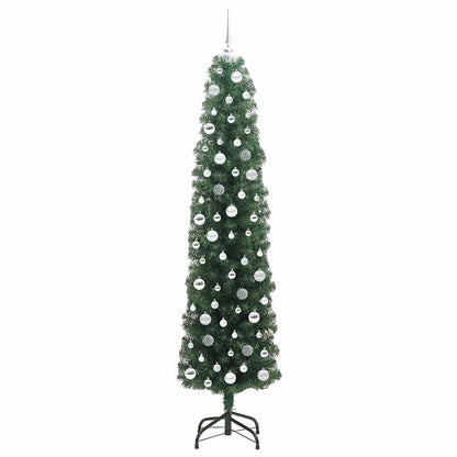 Albero di Natale artificiale con 300 LED Verde 210 cm | homemem39