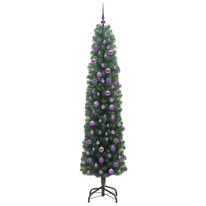 Albero di Natale artificiale con 300 LED Verde 210 cm | homemem39