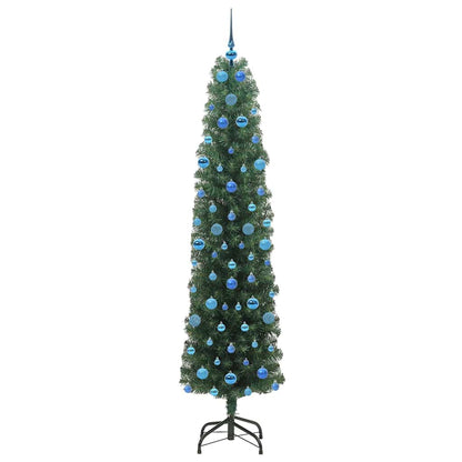 Albero di Natale artificiale con 300 LED Verde 210 cm | homemem39