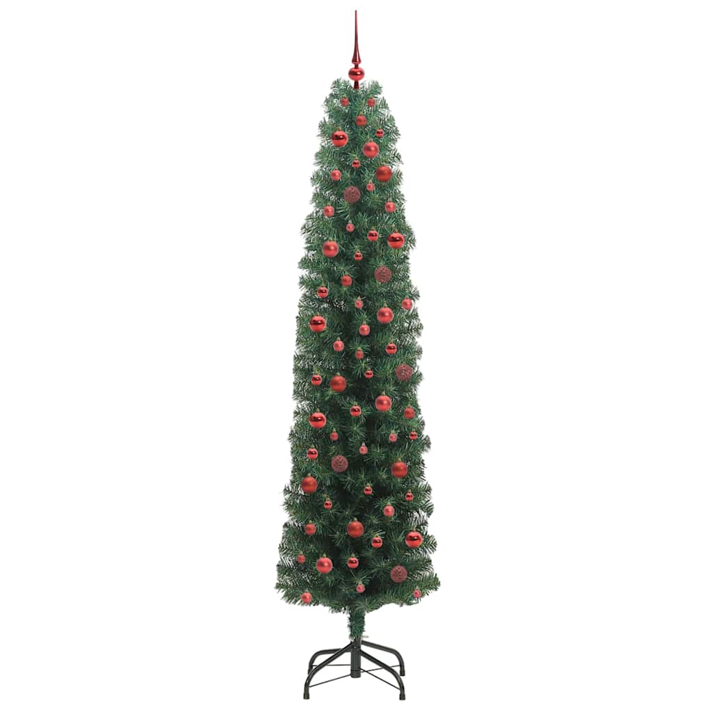Albero di Natale artificiale con 300 LED Verde 240 cm | homemem39