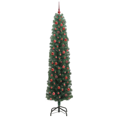 Albero di Natale artificiale con 300 LED Verde 240 cm | homemem39
