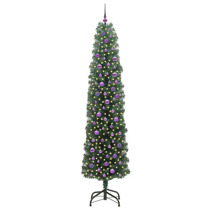 Albero di Natale artificiale con 300 LED Verde 240 cm