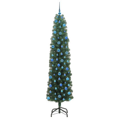Albero di Natale artificiale con 300 LED Verde 240 cm