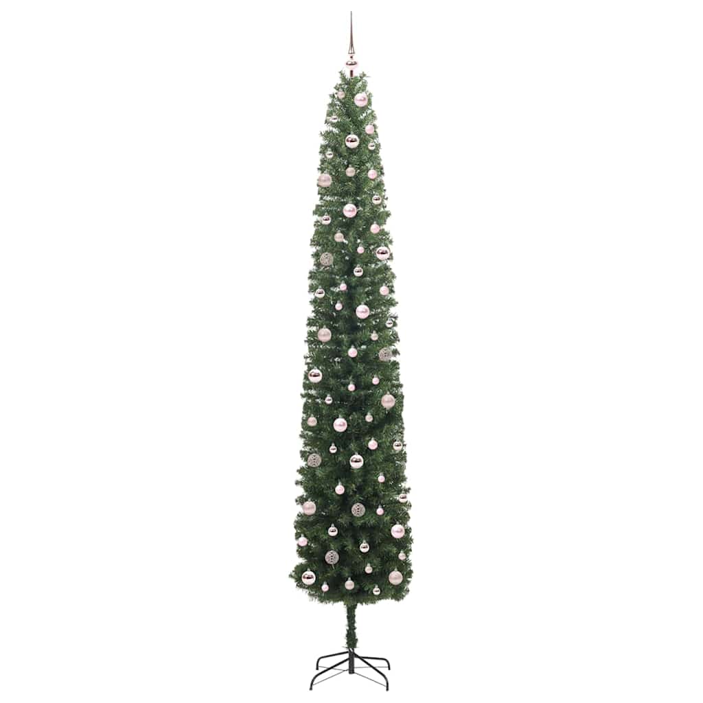Albero di Natale artificiale con 300 LED Verde 270 cm | homemem39