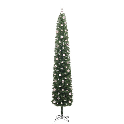 Albero di Natale artificiale con 300 LED Verde 270 cm | homemem39