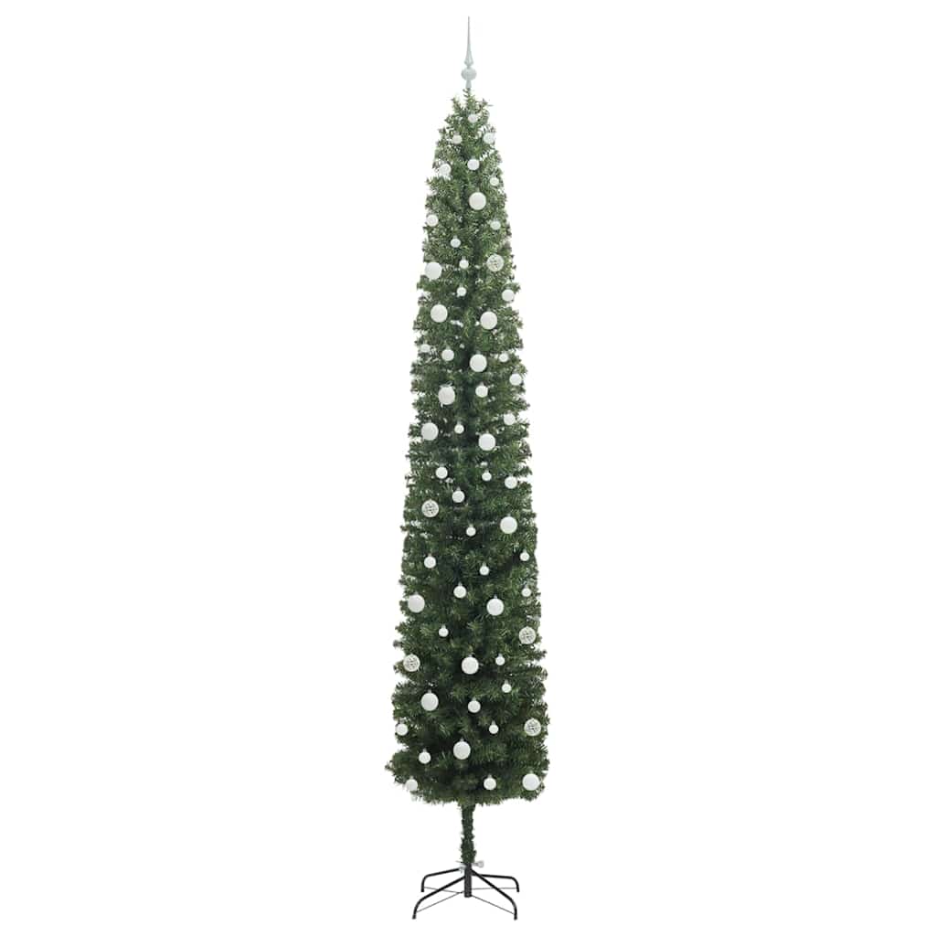 Albero di Natale artificiale con 300 LED Verde 270 cm | homemem39