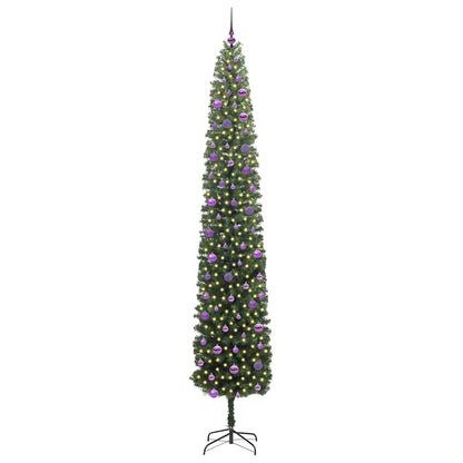 Albero di Natale artificiale con 300 LED Verde 270 cm | homemem39