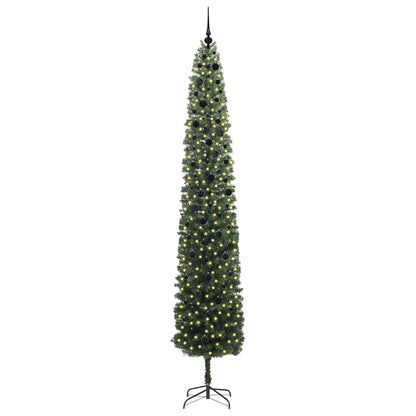 Albero di Natale artificiale con 300 LED Verde 300 cm | homemem39