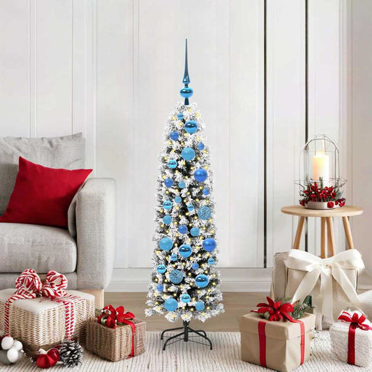 Albero di Natale artificiale con 150 LED Verde 120 cm