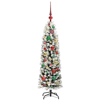 Albero di Natale artificiale con 150 LED Verde 120 cm | homemem39