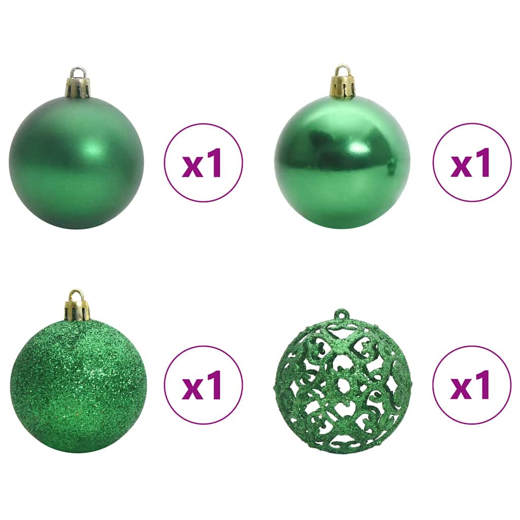 Albero di Natale artificiale con 150 LED Verde 120 cm | homemem39