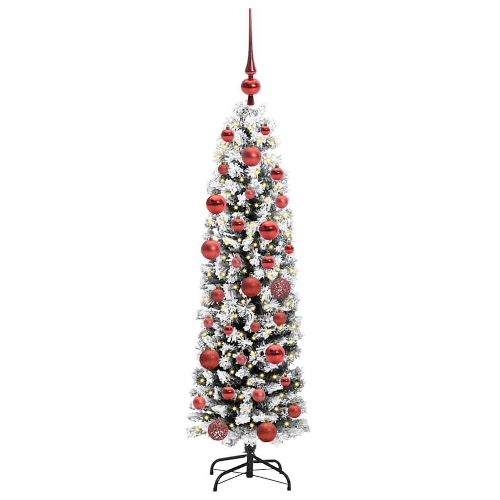 Albero di Natale artificiale con 150 LED Verde 150 cm