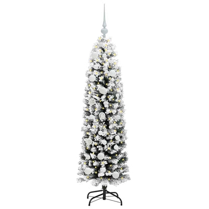 Albero di Natale artificiale con 150 LED Verde 150 cm