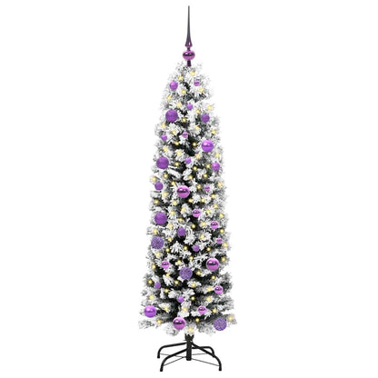 Albero di Natale artificiale con 150 LED Verde 150 cm