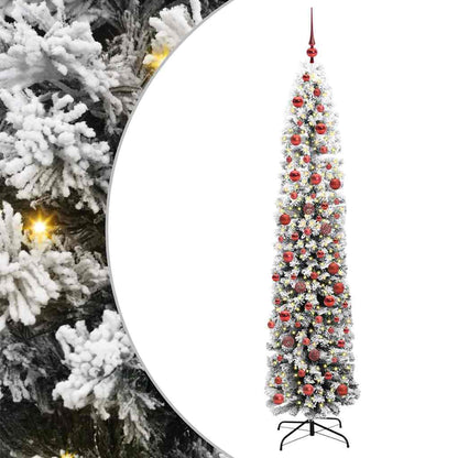 Albero di Natale artificiale con 300 LED Verde 180 cm