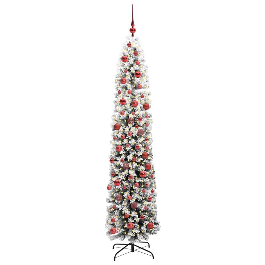 Albero di Natale artificiale con 300 LED Verde 180 cm