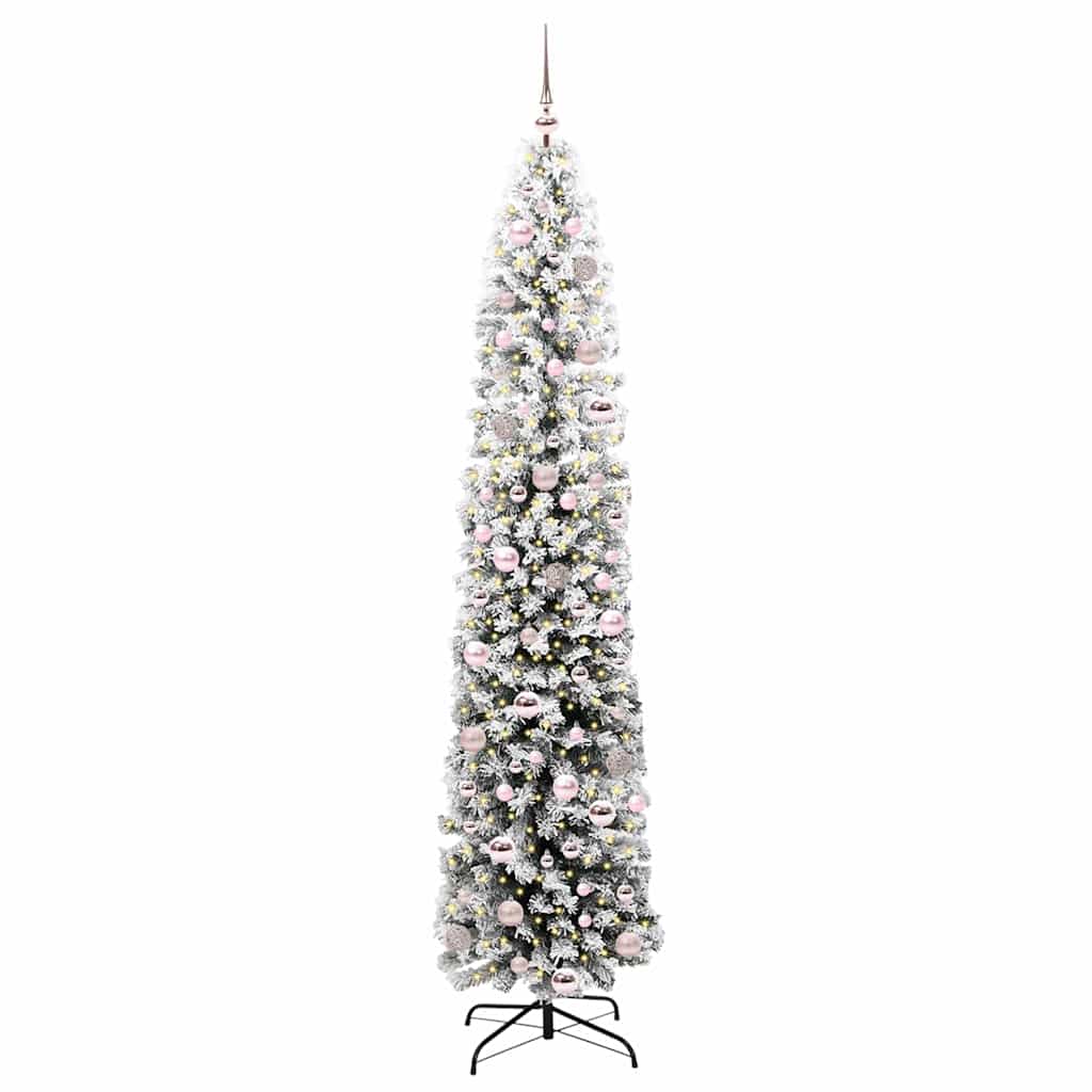 Albero di Natale artificiale con 300 LED Verde 210 cm