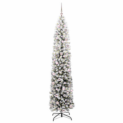 Albero di Natale artificiale con 300 LED Verde 210 cm