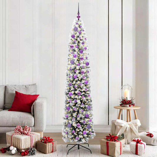 Albero di Natale artificiale con 300 LED Verde 210 cm