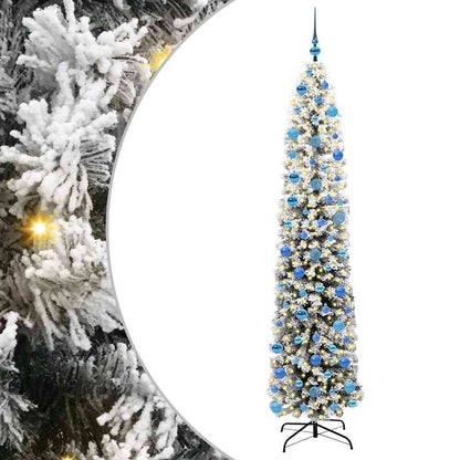Albero di Natale artificiale con 300 LED Verde 240 cm