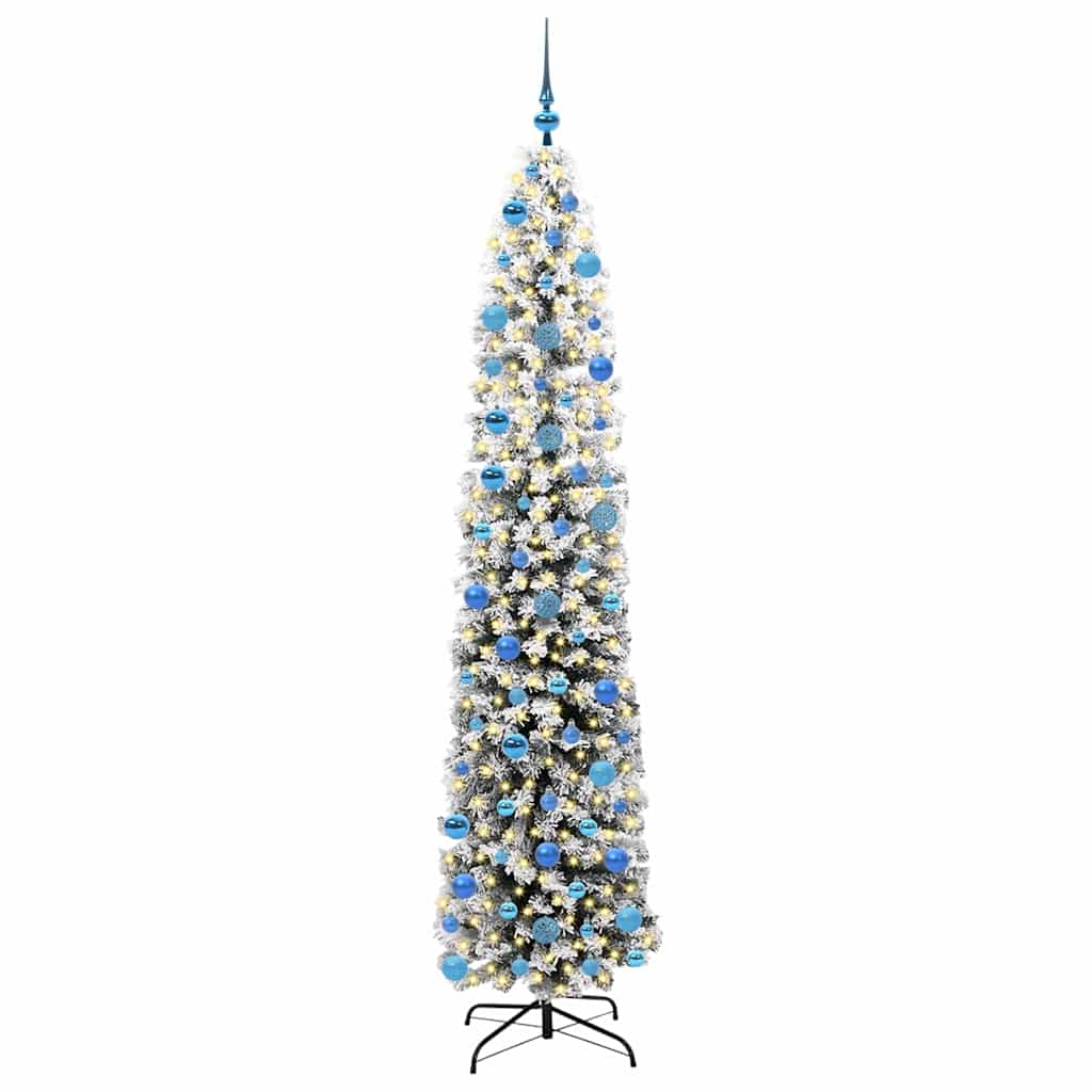 Albero di Natale artificiale con 300 LED Verde 240 cm