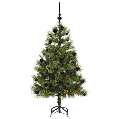 Albero di Natale artificiale pieghevole con coni Verde 150 cm