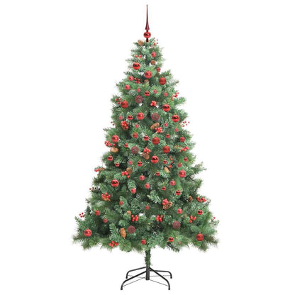 Albero di Natale artificiale 300 LED Bianco caldo PVC e Metallo | homemem39